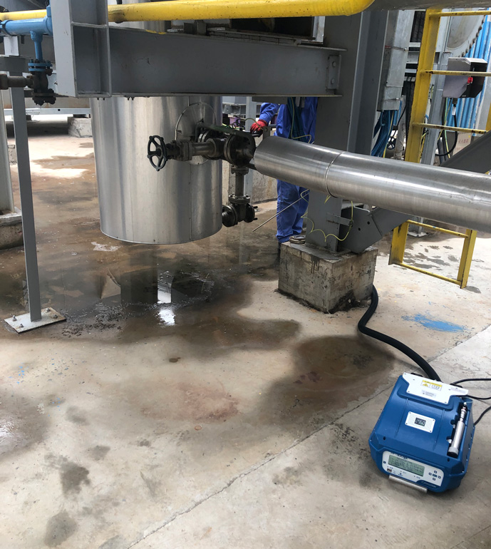 浙江石化揮發性有機物現場測試