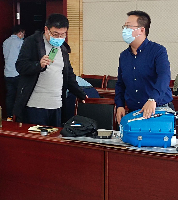 泰安市生態(tài)環(huán)境局便攜式FID監(jiān)測(cè)設(shè)備交付驗(yàn)收工作